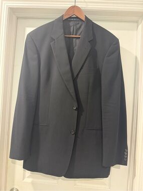 Vintage Hugo Boss Black Men's Two-Button Blazer